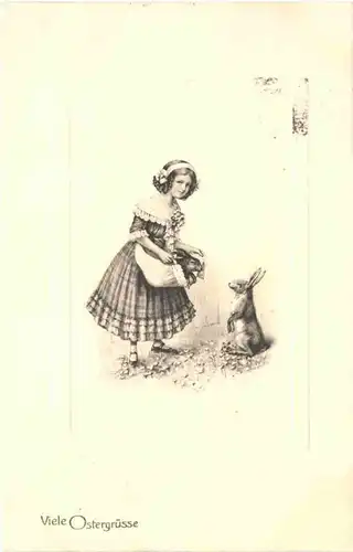 Ostern - Hase - Mädchen -722066