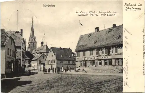 Erbach im Rheingau - Marktplatz -722756