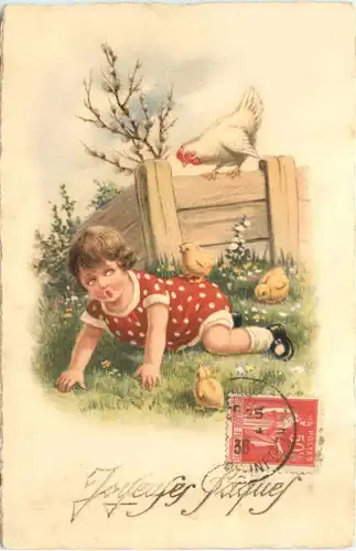 Ostern - Kind - Huhn -722084