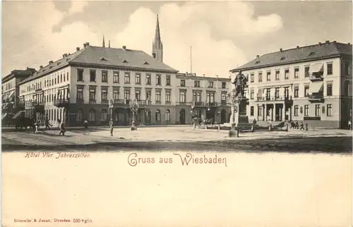 Gruss aus Wiesbaden - Hotel Vier Jahreszeiten -722702