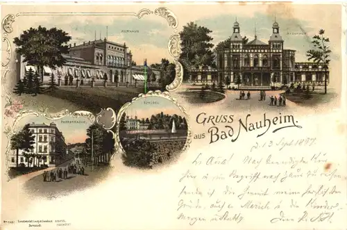 Gruss aus Bad Nauheim - Litho -723040