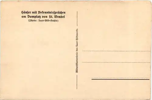 St. Wendel - Häuser mit Bekenntnissprüchen -723140