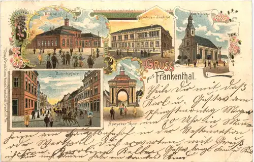 Gruss aus Frankenthal - Litho -723106