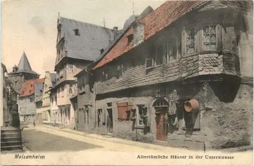 Meisenheim - Altertümliche Häuser in der Untergasse -723178