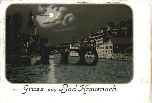 Gruss aus Bad Kreuznach - Litho -723184