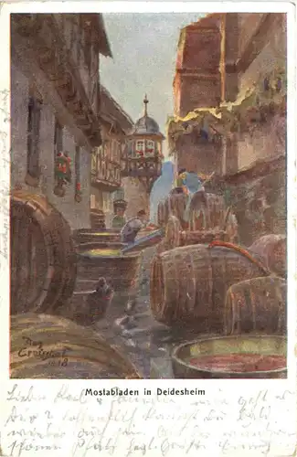 Mostabladen in Deidesheim - Künstler Aug. Croissant -723366