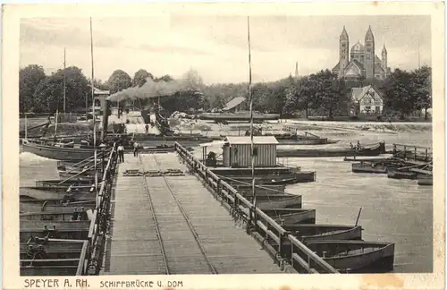 Speyer am Rhein - Schiffbrücke -723314