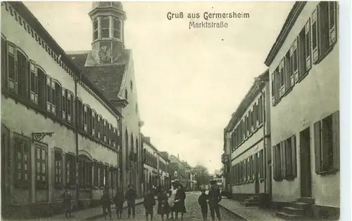 Gruss aus Germersheim - Marktstraße -723392