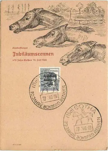 Gotha - Pferde Jubiläumsrennen 1948 -723644
