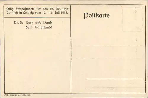 Leipzig - 12. Deutsches Turnfest 1913 -723714