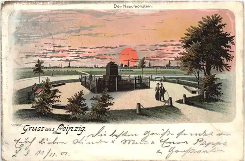 Gruss aus Leipzig - Litho -723738