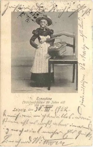 Leipzig - Ernestine Dütchenfräulein - Lilliputaner -723734