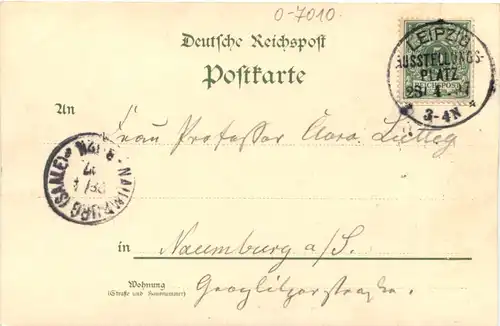 Gruss aus Leipzig - Gewerbe Ausstellung 1897 - Litho -723730