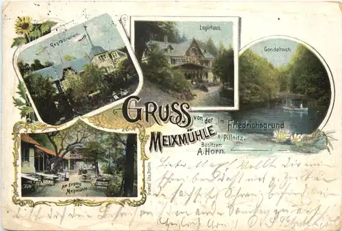 Gruss aus Meixmühle bei Pillnitz -723792