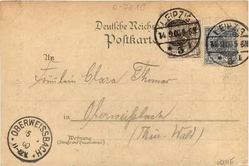 Gruss aus Leipzig - Litho -723746