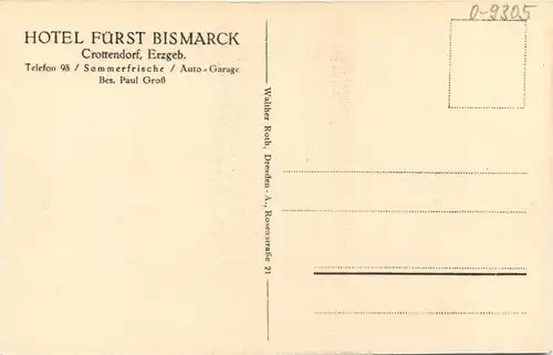 Crottendorf - Hotel Fürst Bismarck -723848