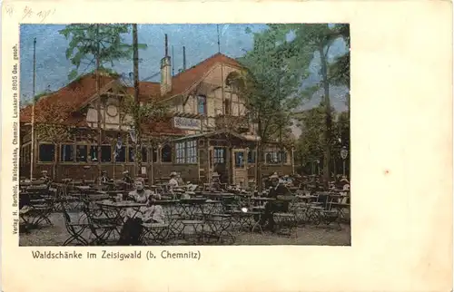 Chemnitz - Waldschänke im Zeisigwald - Lunakarte -724006