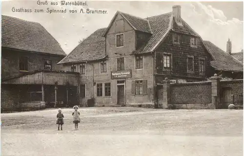 Gruss aus Watenbüttel - Gasthaus zum Spinnrad - REPRO -724062