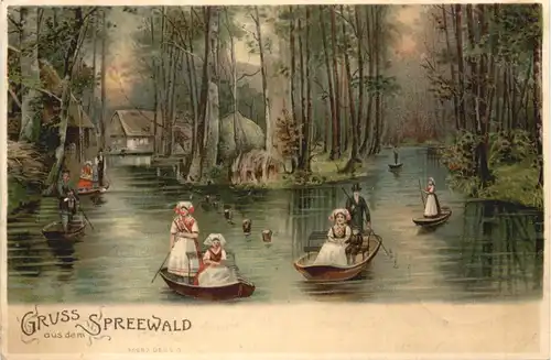 Gruss aus dem Spreewald - Litho -723934