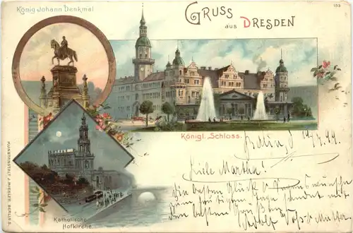 Gruss aus Dresden - Litho -723888