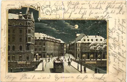 Gruss aus Chemnitz - Litho -724100