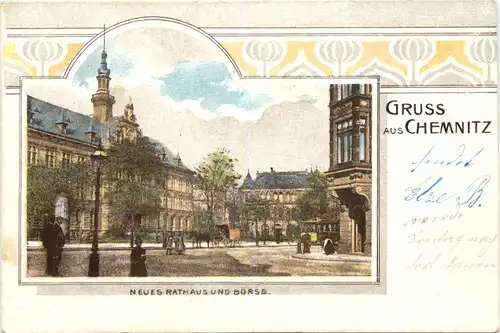 Gruss aus Chemnitz - Litho -724104