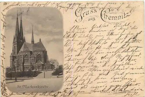 Gruss aus Chemnitz - St. Markuskirche -724092