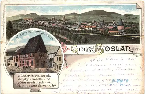 Gruss aus Goslar - Litho -724066