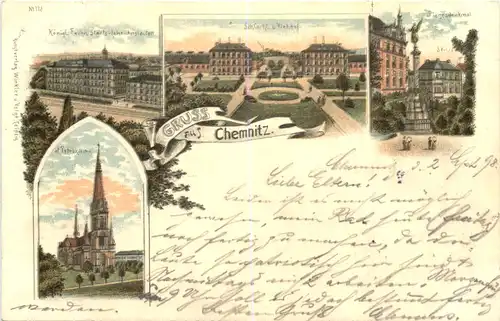 Gruss aus Chemnitz - Litho -724116