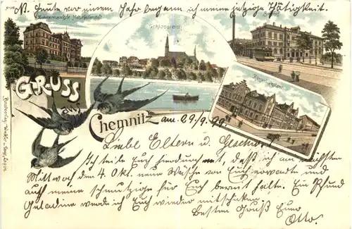 Gruss aus Chemnitz - Litho -724102