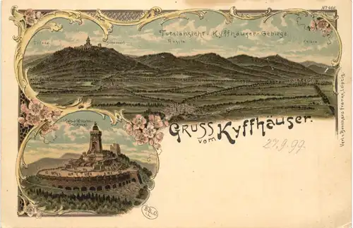 Gruss vom Kyffhäuser - Litho -724166