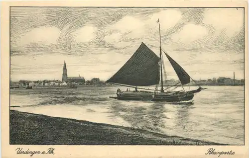 Uerdingen am Rhein - Rheinpartie -724258