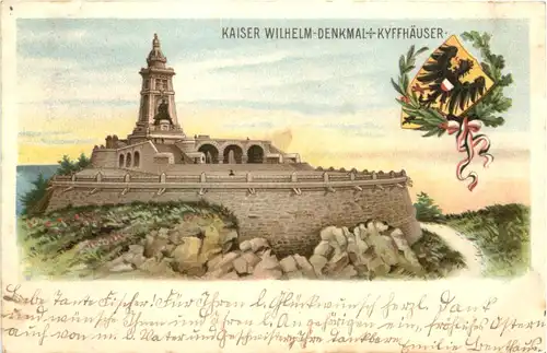 Kyffhäuser - Kaiser Wilhelm Denkmal - Litho -724162