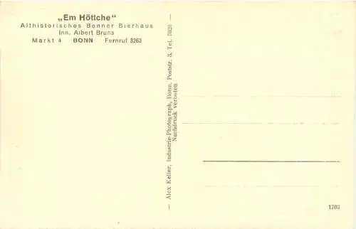 Bonn - Em Höttche -724364