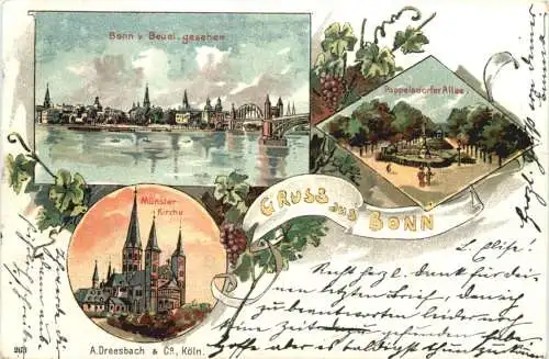 Gruss aus Bonn - Litho -724360