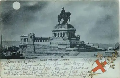 Gruss aus Coblenz - Kaiser Wilhelm Denkmal -724454