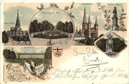 Gruss aus Bonn - Litho -724368