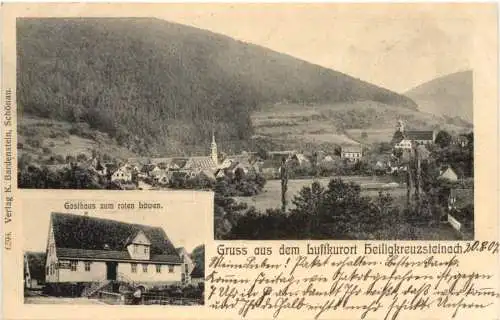 Heiligenkreuzsteinach - GAsthaus zum roten Löwen -724694