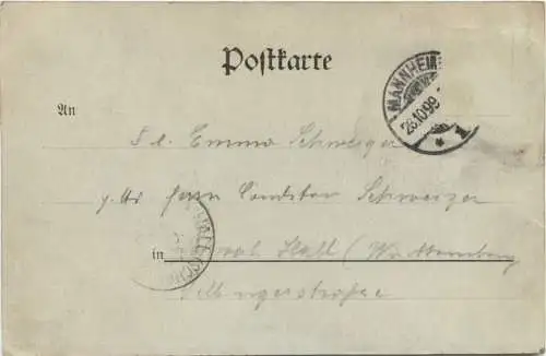 Gruss aus Mannheim - Rheinstrasse -724740