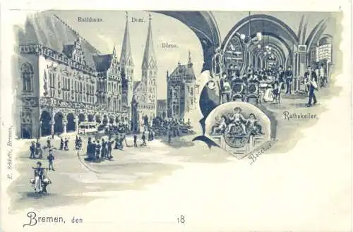 Bremen -Rathskeller - Litho -724864