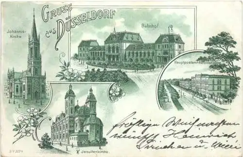 Gruss aus Düsseldorf - Litho -724944