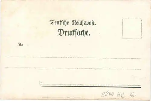 Gruss aus Bremen - Bundesfest des Deutschen Radfahrerbundes 1897 - Litho -724840