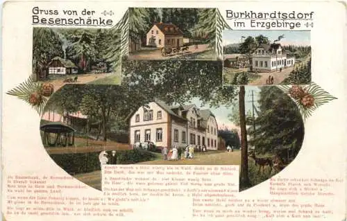 Burkhardtsdorf - Gruss von der Besenschänke -725076