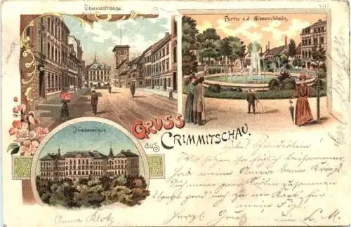 Gruss aus Crimmitschau - Litho -725106