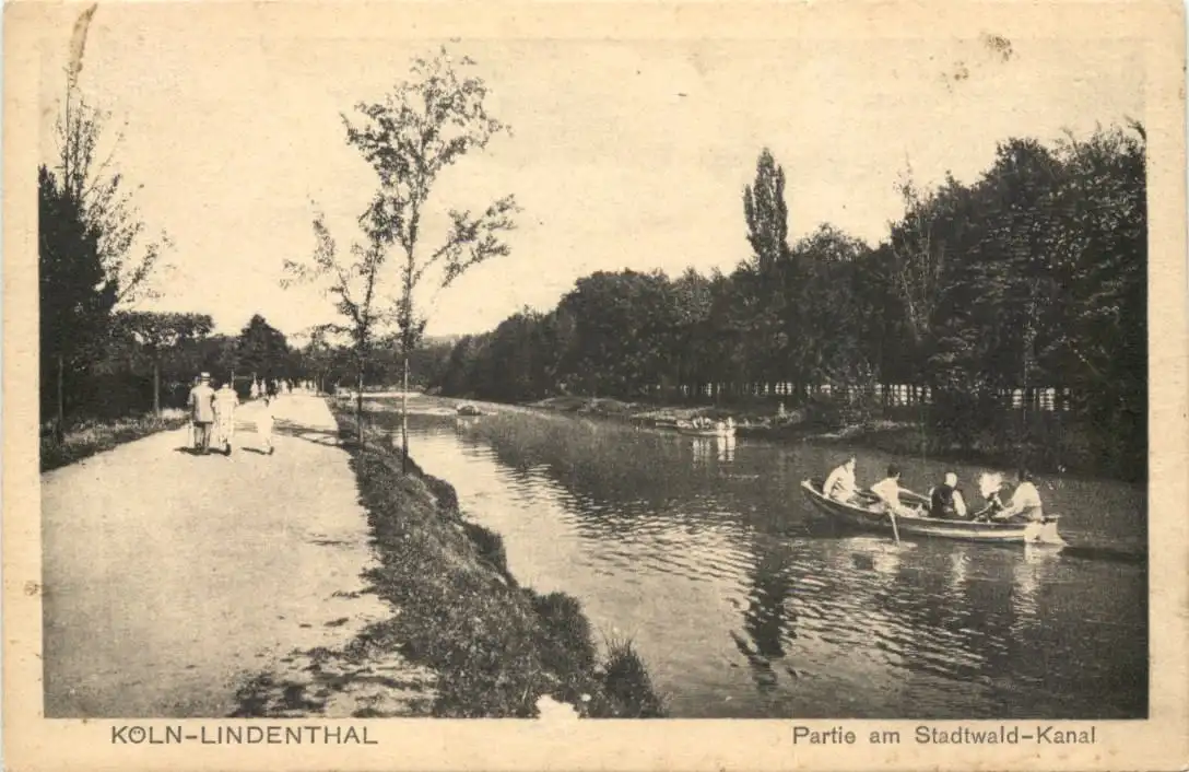 Köln-Lindenthal - Partie am Stadtwald Kanal -725368