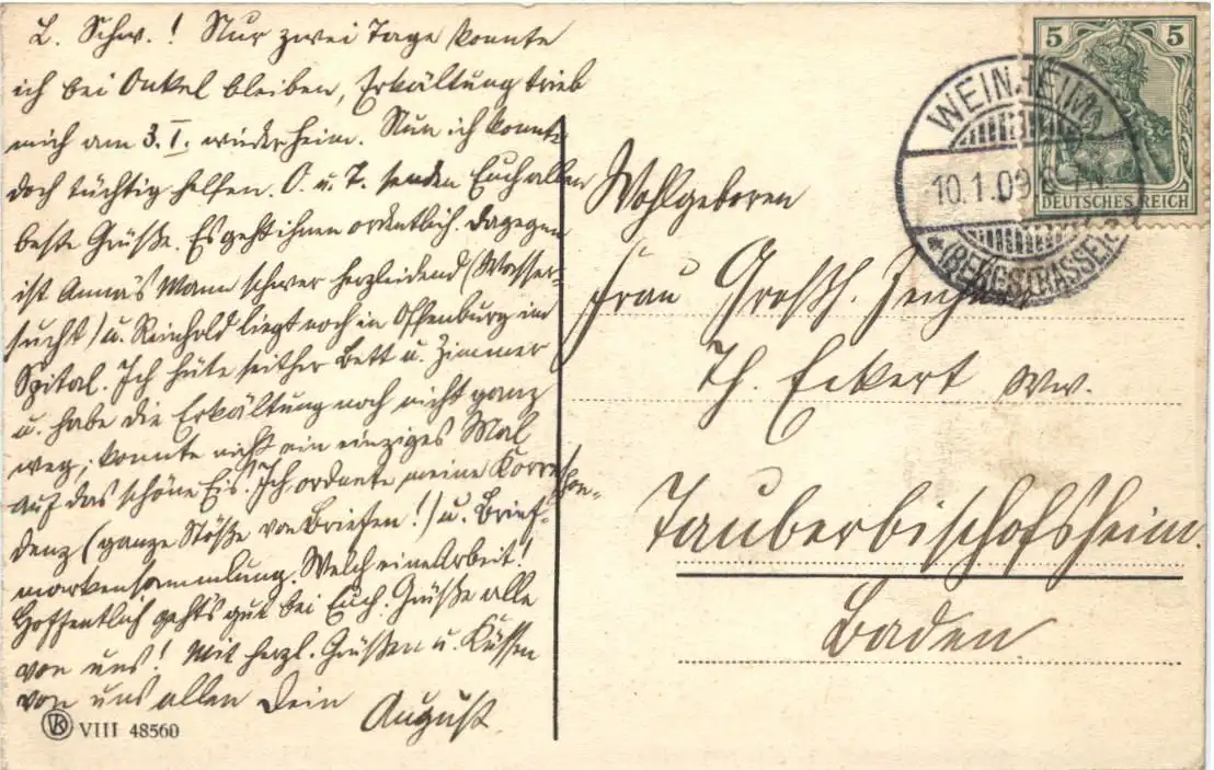 Gruss aus Weinheim - Burg Windeck -725432