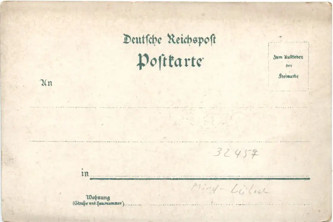 Gruss aus Porta Westfalica - Litho -725492