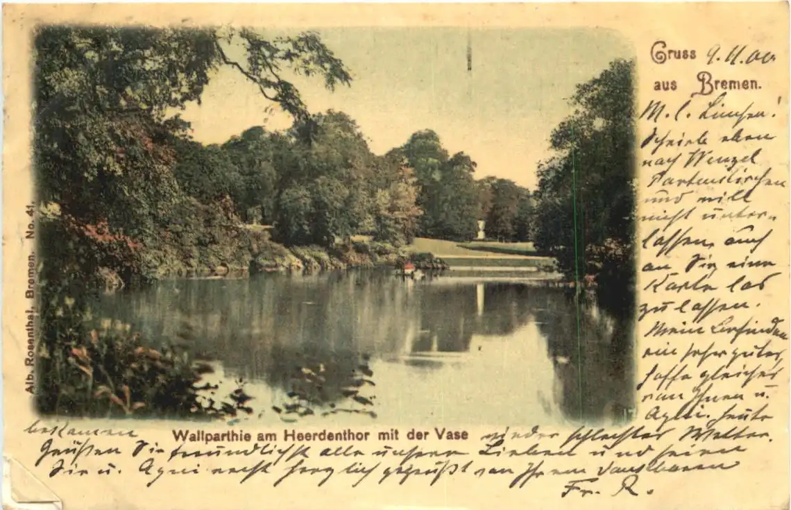 Gruss aus Bremen - Wallpartie am Heerdenthor -725518