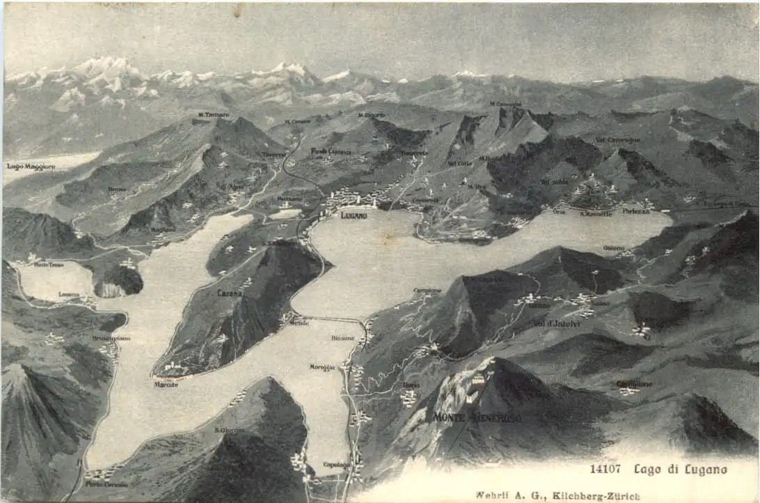 Luganer See und Umgebung -553858