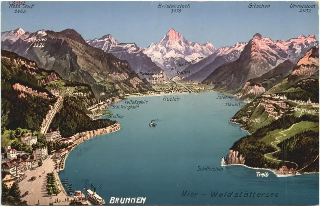 Vierwaldstätter See und Umgebung -553848
